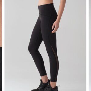 Lululemon Train Times 7/8 Pant *25" (Black, Size 8)